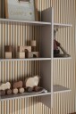 Kid"s Concept Wall Shelf 3 Level Grey - Grey - ONE SIZE