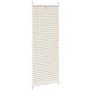 vidaXL Plissegardiner 40x100cm Krem