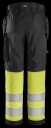Snickers Workwear 6734 Varselbukse svart/gul Svart/gul Klær