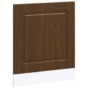  Oppvaskmaskin panel Kalmar brun eik 60x1,5x67 cm konstruert tre 8721158420107