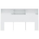 vidaXL Sengegavlskap hvit 180x19x103,5 cm