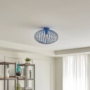 Lindby Maivi taklampe bur blå 40 cm