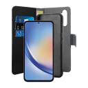 Puro 2-I-1 Magnetisk Lommebok-Deksel Samsung Galaxy A35 5g Svart