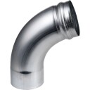90 mm x 72° utstøter sinkplast