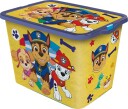Paw Patrol Oppbevaringsbokser Sett 23l &  7l Gul