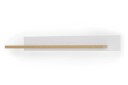 Vegghylle Sirbaugh 175 cm   Hvit | Eik