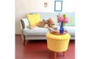 Bordentown Sittepuff 42 cm   Gul