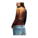 Desigual Dame Topper Flerfarget L,