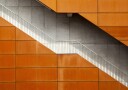 Orange Diagonal Staircase Plakat / 50x70