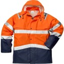 Fristads Regnjacka 4624 Rs, Klass 3 Varsel Orange/marinblå 2xs