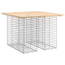 vidaXL Hagebenk gabiondesign 100x102x72 cm heltre furu