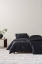 Zack SATIN dynetrekk økologisk Svart 140X200