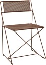 Magnus Olesen - X-Line Chair Brown Monochromatic Spisestoler Niels Jørgen Haugesen Brun Metall
