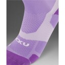2XU Vectr Light CushionCrew Socks Grape Fizz/White