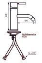 Tapwell EVM071 Servantbatteri Oksiderende Kobber