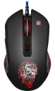 Defender GM 927 Sleipnir Gamingmus USB A 6 knapper sort bakgrunnsbelysning