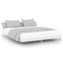vidaXL Sengeramme høyglans hvit 160x200 cm konstruert tre