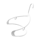 10 pk. plasthengere 42 cm   Hvit