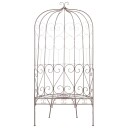 vidaXL Hagebenk 95 cm jern antikk brun