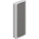 Pressalit Care Plus veggskinne 210 mm vertikal høyre grå Antrasitt