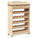 vidaXL Vinhylle Brun 90 x 60 x 30 cm Solid furu tre