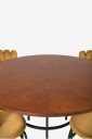 Furniture Fashion   Spisebord Copenhagen med 4 Limhamn spisestoler   Gull