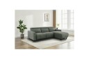 Reclinersofa med hjørne Loft24 Hjørnesofa Loft24 Skaane med manuell reclinerstol Grå1 Manchester  