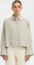 Selected Slfastha Ls Cropped Boxy Shirt Noos   Beige   36
