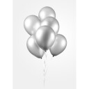 Ballonger Metallisk Sølv Pk/25 