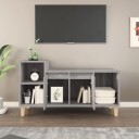 vidaXL TV-benk grå sonoma 100x35x55 cm konstruert tre