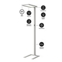 Arcchio Nelus LED-gulvlampe, dimbar, beveg.sensor