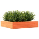 Hageplantekasse voksbrun 110x110x23 cm heltre furu