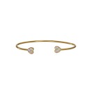 From Soldier To Soldier J"adore Bangle Gullfarge Hvit 170 mm