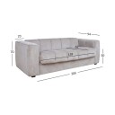 Sovesofa HOME4YOU Stella med fjærmadrass Beige   Beige