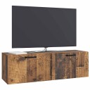  Vegghengt TV skap Gammelt tre 98 x 31 x 30 cm Konstruert tre