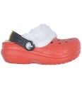 Crocs Sandaler m. Fôr   Classic+ Fôret Santa Tresko T   Varsity    Crocs   25/26   Sandals Hvit Rød   25 26
