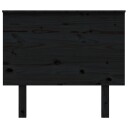 vidaXL Sengegavl svart 94x6x82,5 cm heltre furu
