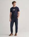 Joggebukser med liten shield-logo EVENING BLUE S