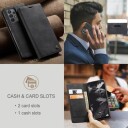 Samsung Galaxy A23 5G Caseme 013 Series Lommebok-deksel Svart