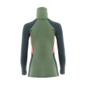 Aclima  WarmWool polo W´s Dame 392 Dill / Green Gables / Spiced Coral XS