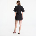 Calvin Klein Jeans Ss Logo Rib Interlock T Shirt Dr Black S