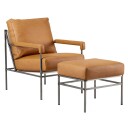 Jonas Ihreborn Seventy Five Fotskammel Skinn Challenger Brandy