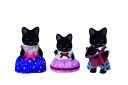 Sylvanian Families Midnight Cat Family 5530