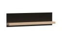 Vegghylle Rosehall 120x18 cm   Svart
