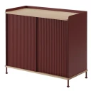 Muuto Enfold skjenk 100 x 45 cm    oiled oak Deep Red