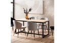 Spisebord Wohnling massivt tre industriell loft stil metall rammebein 120x60 cm   120x60 cm