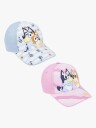 Bluey Caps 2 Pakk Blå/Rosa