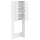 vidaXL Toalett skap ARNHEM Hvit 66 x 25,5 x 190 cm Konstruert tre