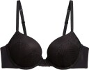 Calvin Klein Push Up Plunge   Black   75 D
