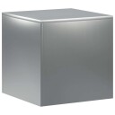 vidaXL Planteholder Sølv 40 x 40 x 40 cm Stål